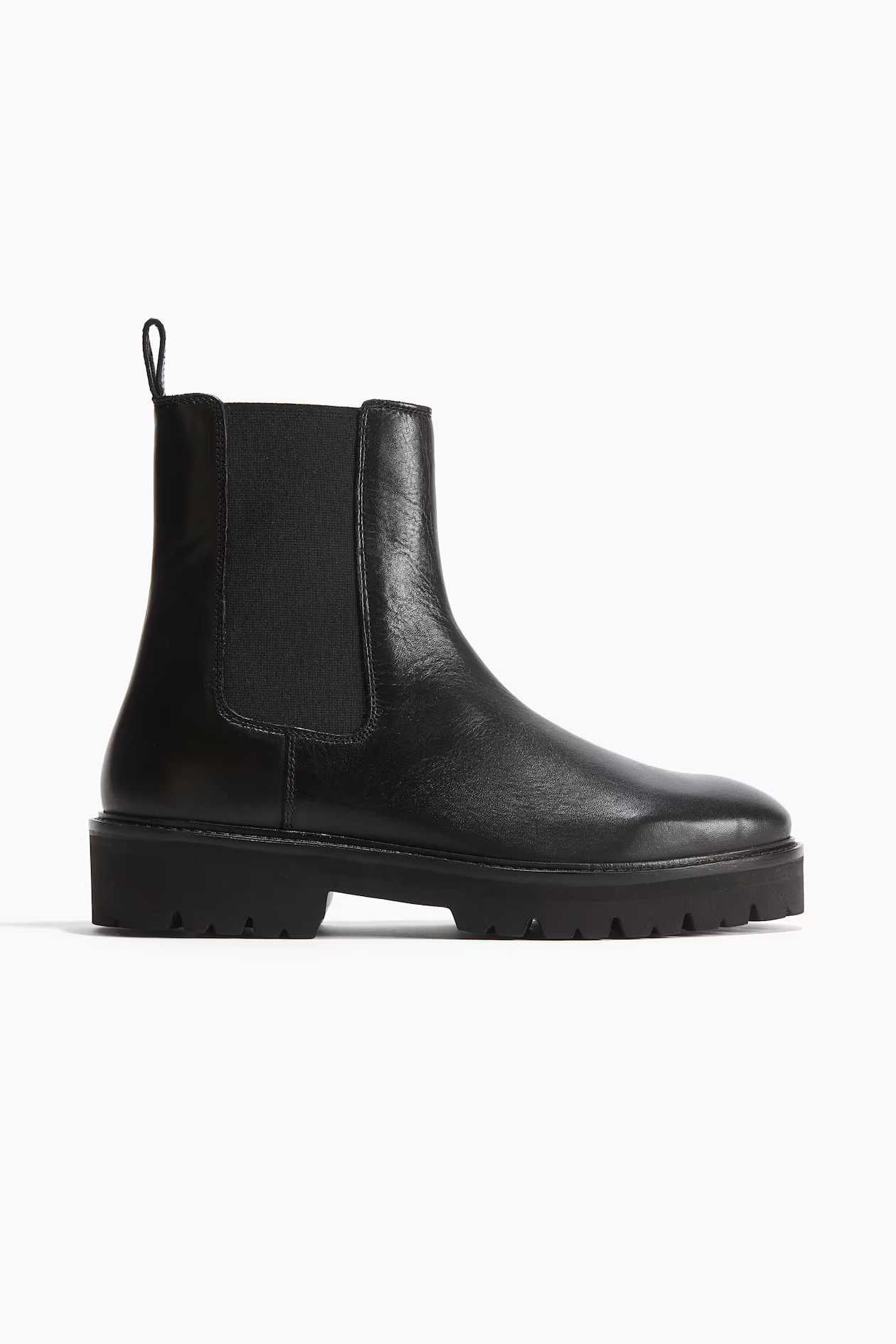 Botas Chelsea de piel - Negro - MUJER | H&M ES | H&M (FR, IT, ES, PT, BE)