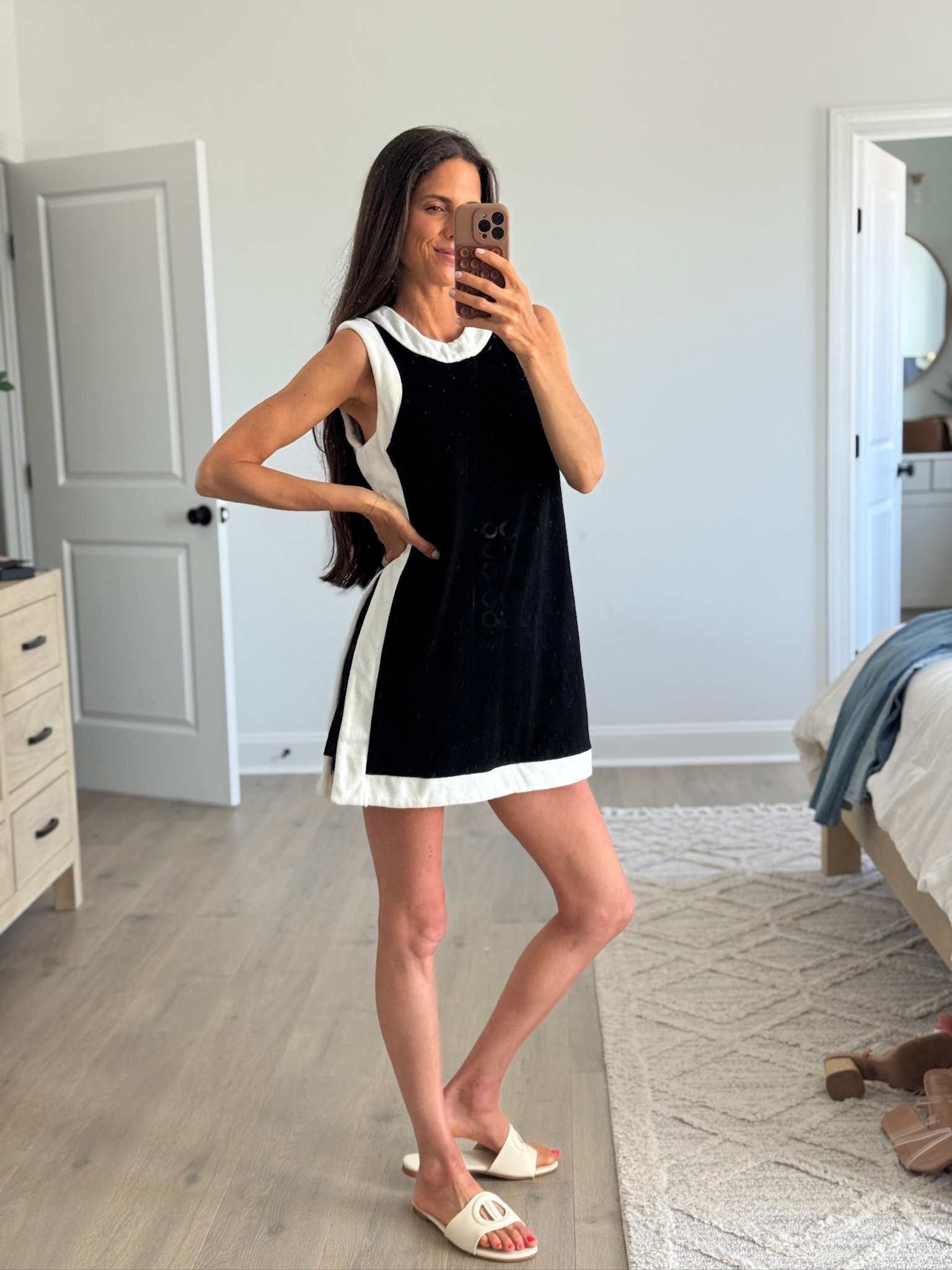 Such a good throw-on dress for summer.

Simple, classic, and so easy to wear—but the contrast detail makes it feel a little more elevated. Perfect for everyday plans when you still want to look put together.

#LTKSeasonal #LTKootd #LTKdayinmylife