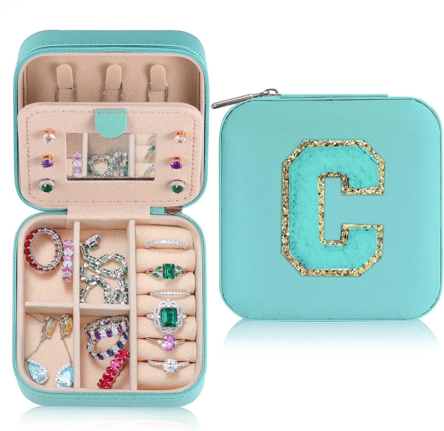 Parima Travel Essentials for Women Jewelry Box, Travel Accessories for Teen Girls Trendy Stuff | ... | Amazon (US)