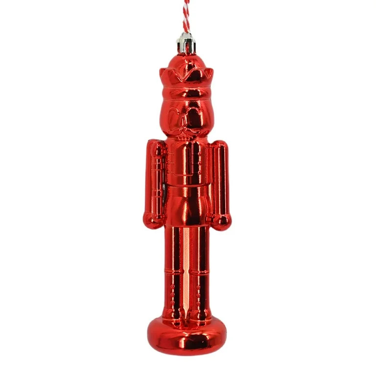 Metallic Red Nutcracker Christmas Ornament, 6.5", by Holiday Time | Walmart (US)