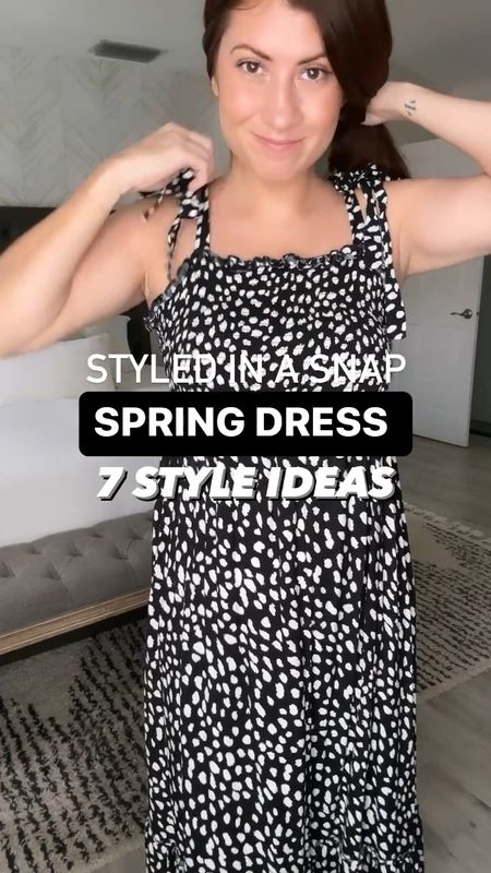 ✨ STYLED IN A SNAP SATURDAY ✨ Styling a spring dress multiple ways to get as much wear out of your favorite dress all season long! 

#LTKFind #LTKstyletip #LTKunder100