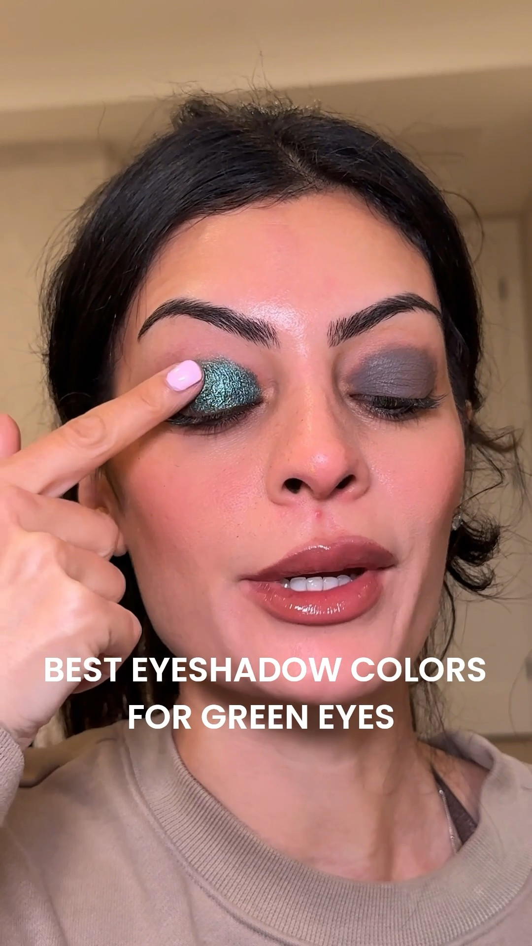 Espresso: @juviasplace warrior palette
Antique gold: @juviasplace warrior palette
Apricot: @bareminerals blush in that peach tho
Cool pewter: @natashadenonabeauty Biba palette
Metallic emerald green: @makebeautyofficial metal-reflecting eyeshadow in stardust

#LTKSeasonal #LTKBeauty #LTKFindsUnder50