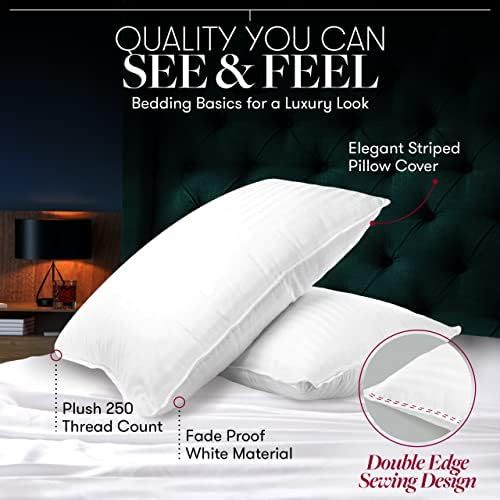 Beckham Hotel Collection Bed Pillows for Sleeping - Queen Size, Set of 2 - Cooling, Luxury Gel Pillo | Amazon (US)
