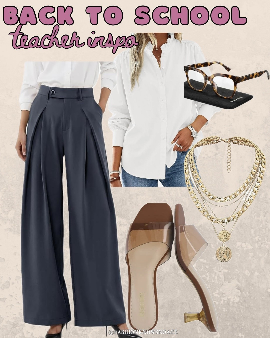 back to school Amazon outfit inspo for my teacher girls ✨🤍

Have these trousers and LOVE them

#LTKdayinmylife #LTKootd #LTKSeasonal