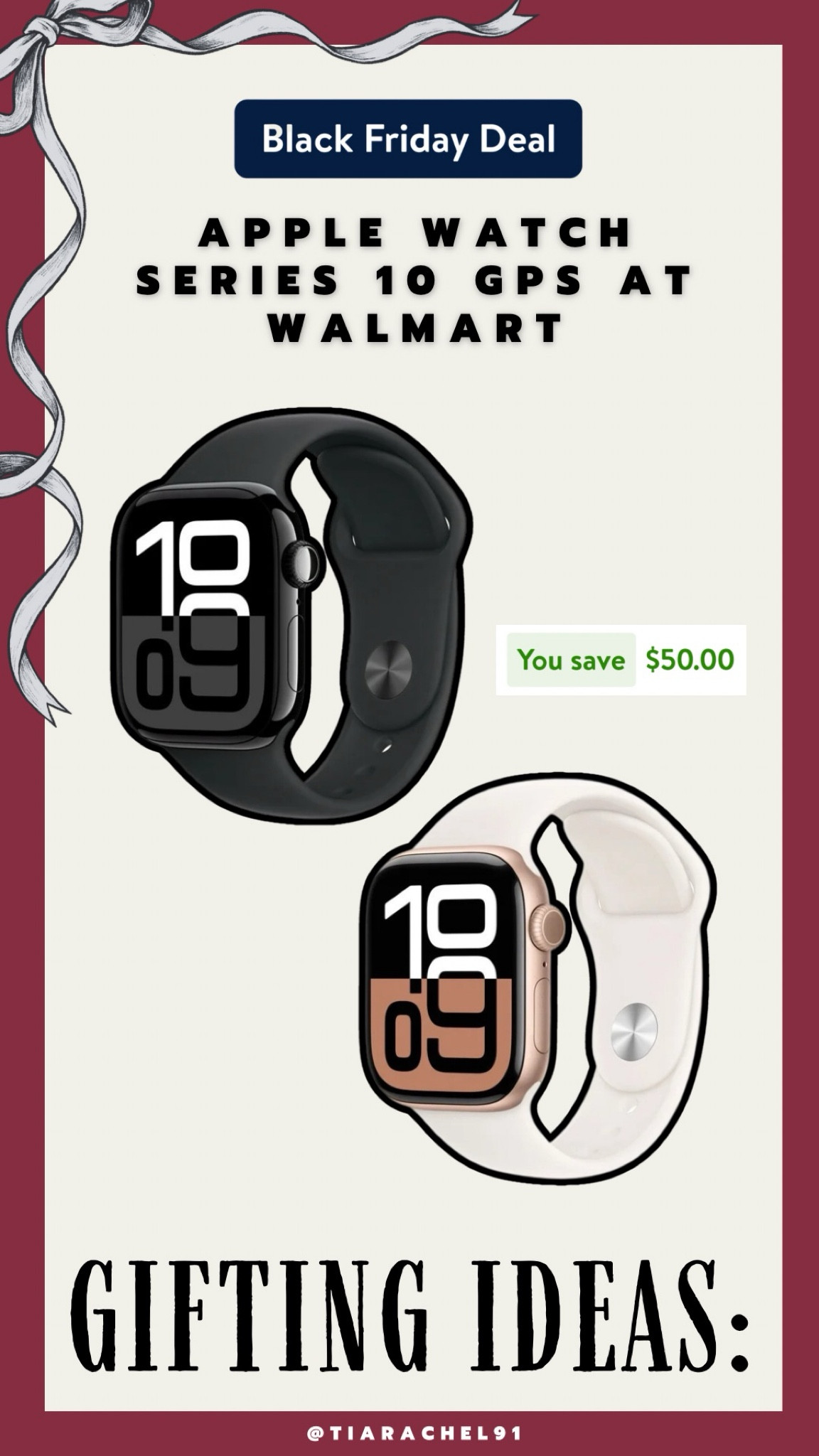 Get $70 off an Apple Watch Series 10! Best time to save on these bigger Christmas gifts 🎁 

#LTKCyberWeek #LTKHoliday #LTKGiftGuide