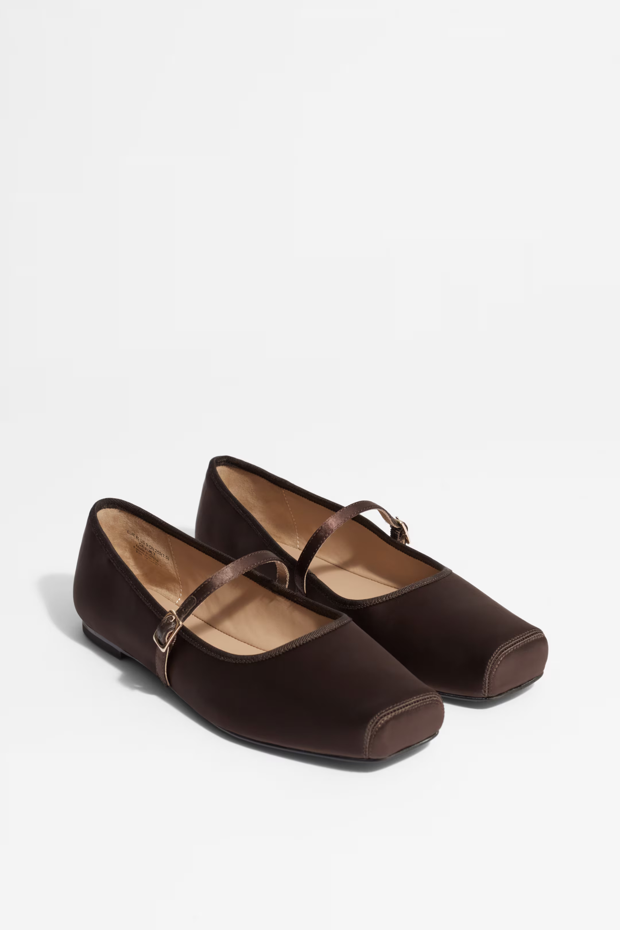 Ballerina's met vierkante neus | H&M (DE, AT, CH, NL, FI)