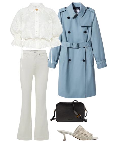 High & low transitional look for spring 🤍



Blue Trench Coat, White Ankle Flare Jeans, White Flare Jeans, Spring Transition Outfit, Spring Fashion 2023, Spring Style 2023, Spring Outfit Inspo, White Heeled Sandals, Eyelet Top, Eyelet Blouse

#LTKSeasonal #LTKstyletip