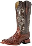 Ferrini Women's Print Crocodile S-Toe Western Boot,Sport Rust,10 B US | Amazon (US)