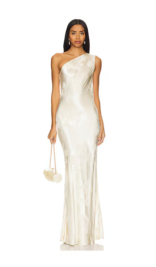 x REVOLVE Zhuri Maxi Dress in ivory | Revolve Clothing (Global)