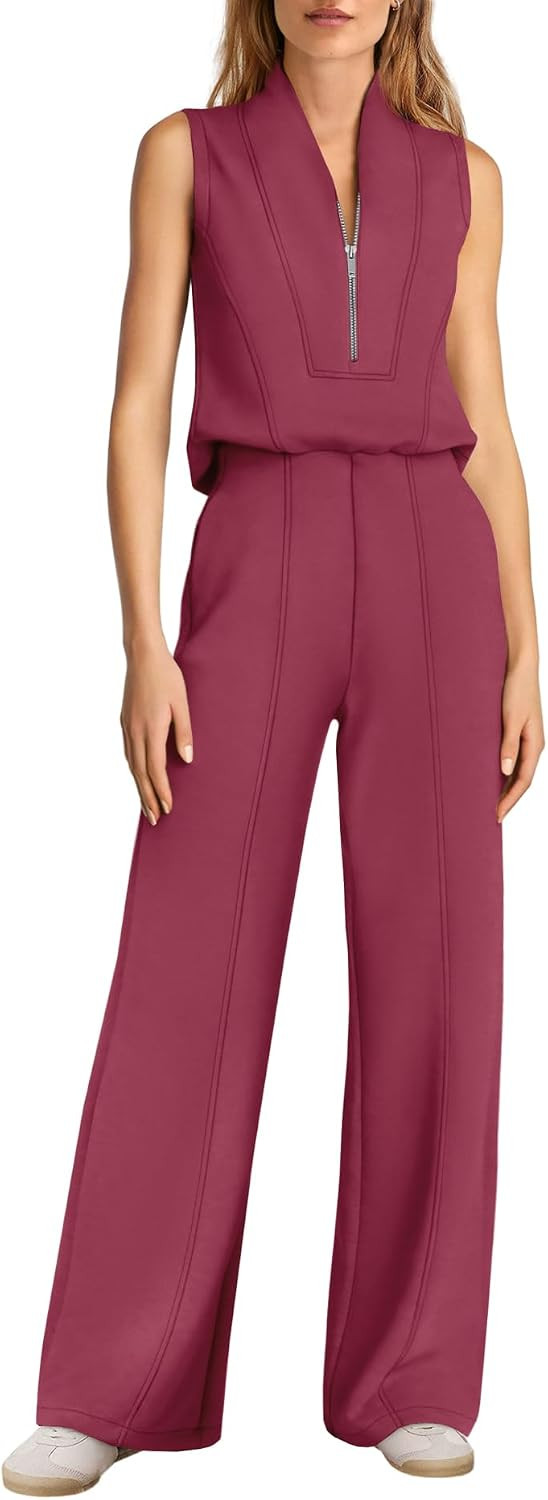 Yanekop Womens Summer Jumpsuits Wide Leg Jumpsuits Dressy Formal Jumpsuits | Amazon (US)
