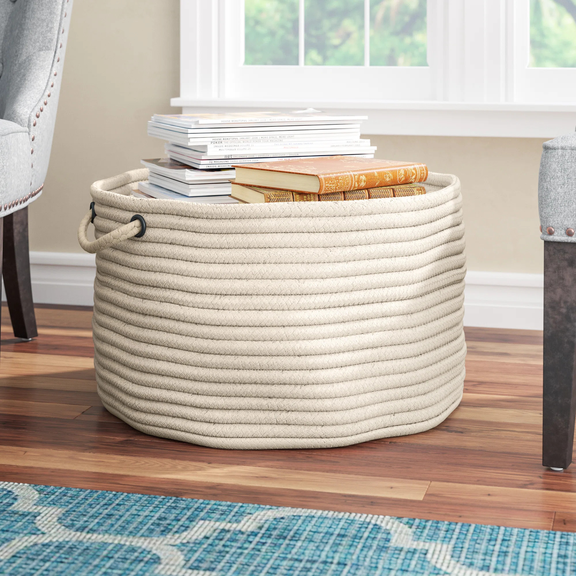 Charlton Home® Utility Fabric Basket & Reviews | Wayfair | Wayfair North America