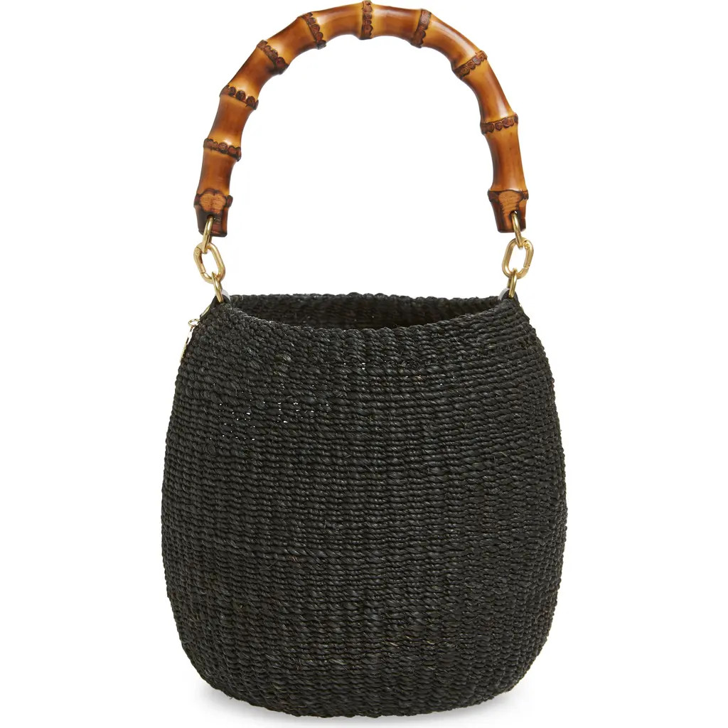 Clare V. Pot de Miel Top Handle Bag in Black at Nordstrom | Nordstrom