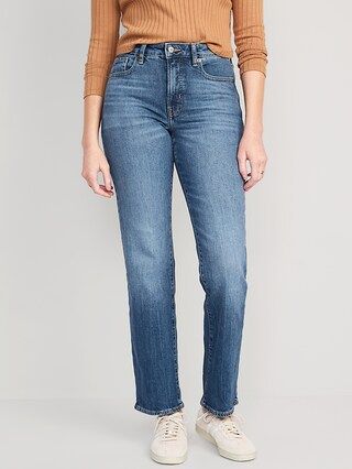 High-Waisted OG Straight Jeans for Women | Old Navy (US)