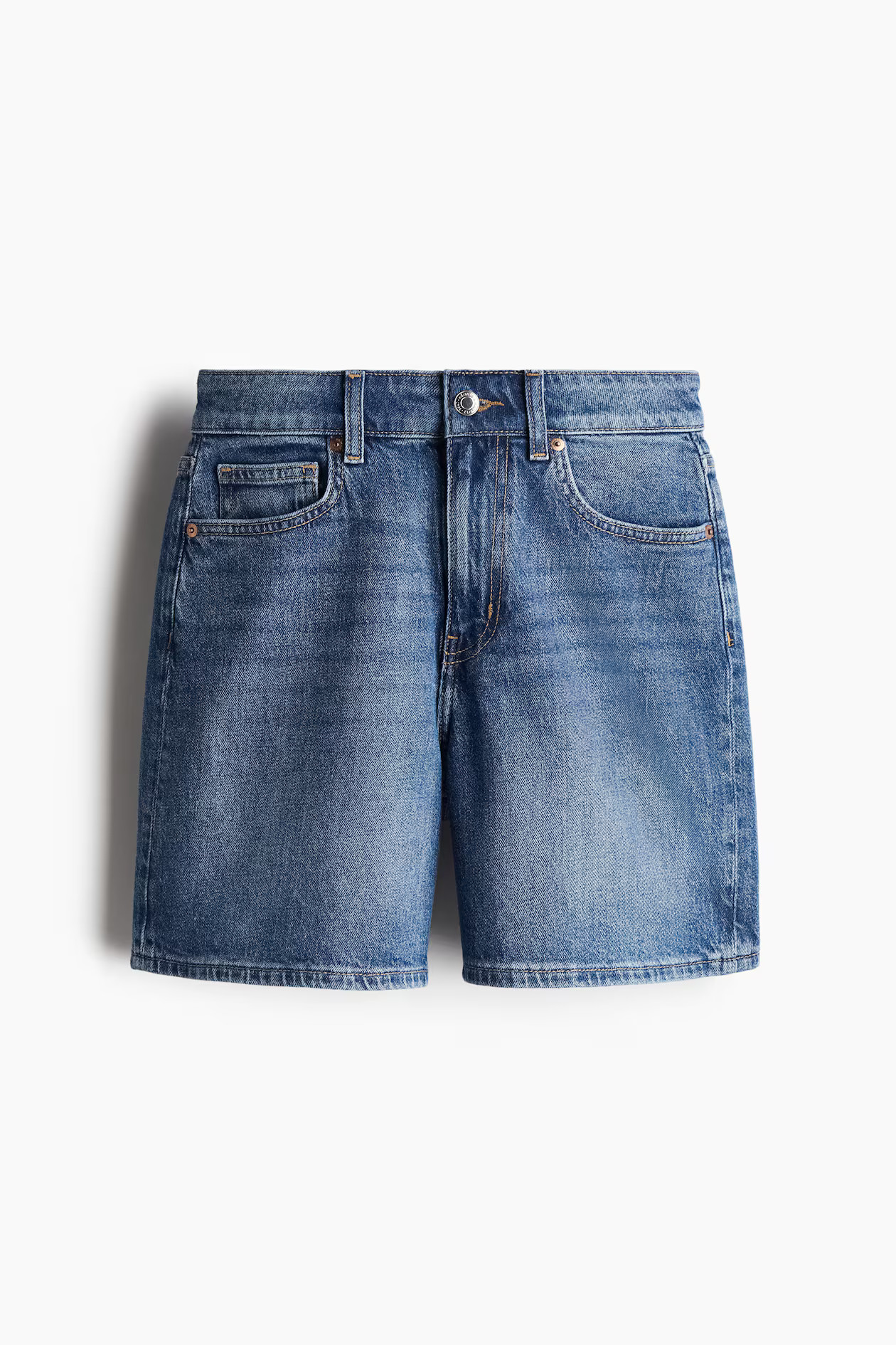 High-waisted denim shorts | H&M (UK, MY, IN, SG, PH, TW, HK)