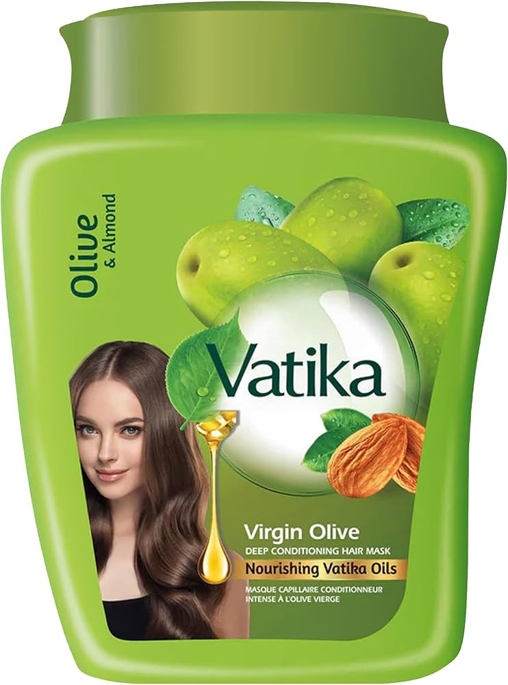 Dabur Vatika Deep Conditioning (Olive) Hair Mask (For Dry, Dull & Lifeless Hair) 500g | Amazon (US)