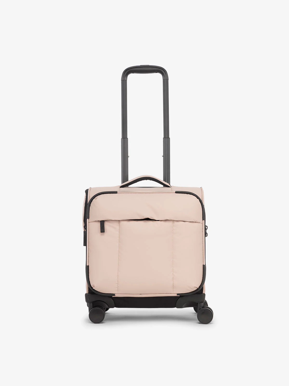 CALPAK Luka Soft-Sided Mini Carry-On Luggage in Light Pink | 16 inch | Travel Suitcase | Polyester | CALPAK