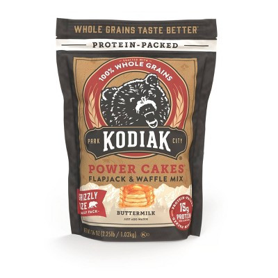 Kodiak Protein-Packed Buttermilk Flapjack & Waffle Mix Grizzly Size - 36oz | Target