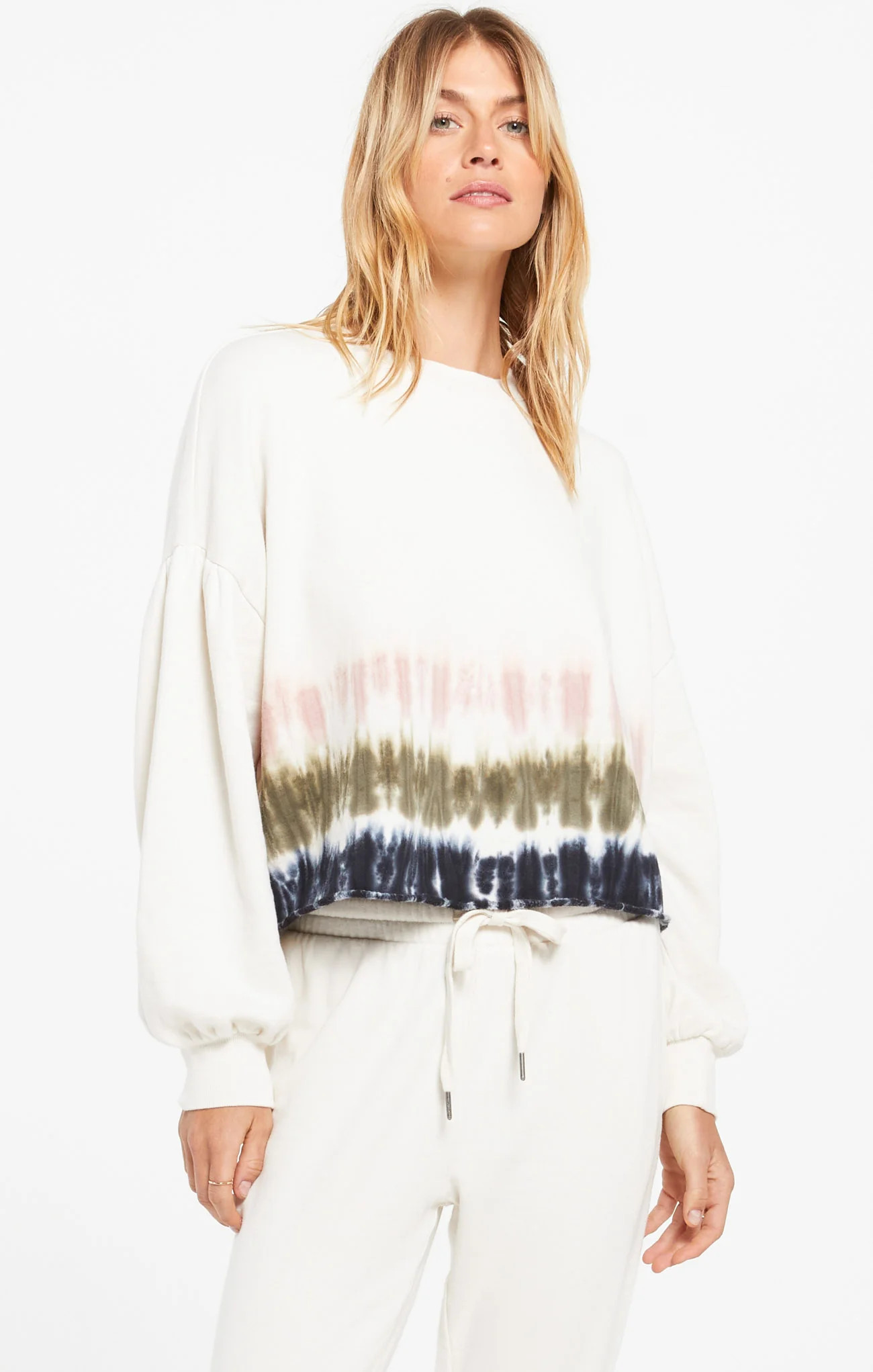 Tempest Stripe Tie-Dye Fleece Pullover | Z Supply