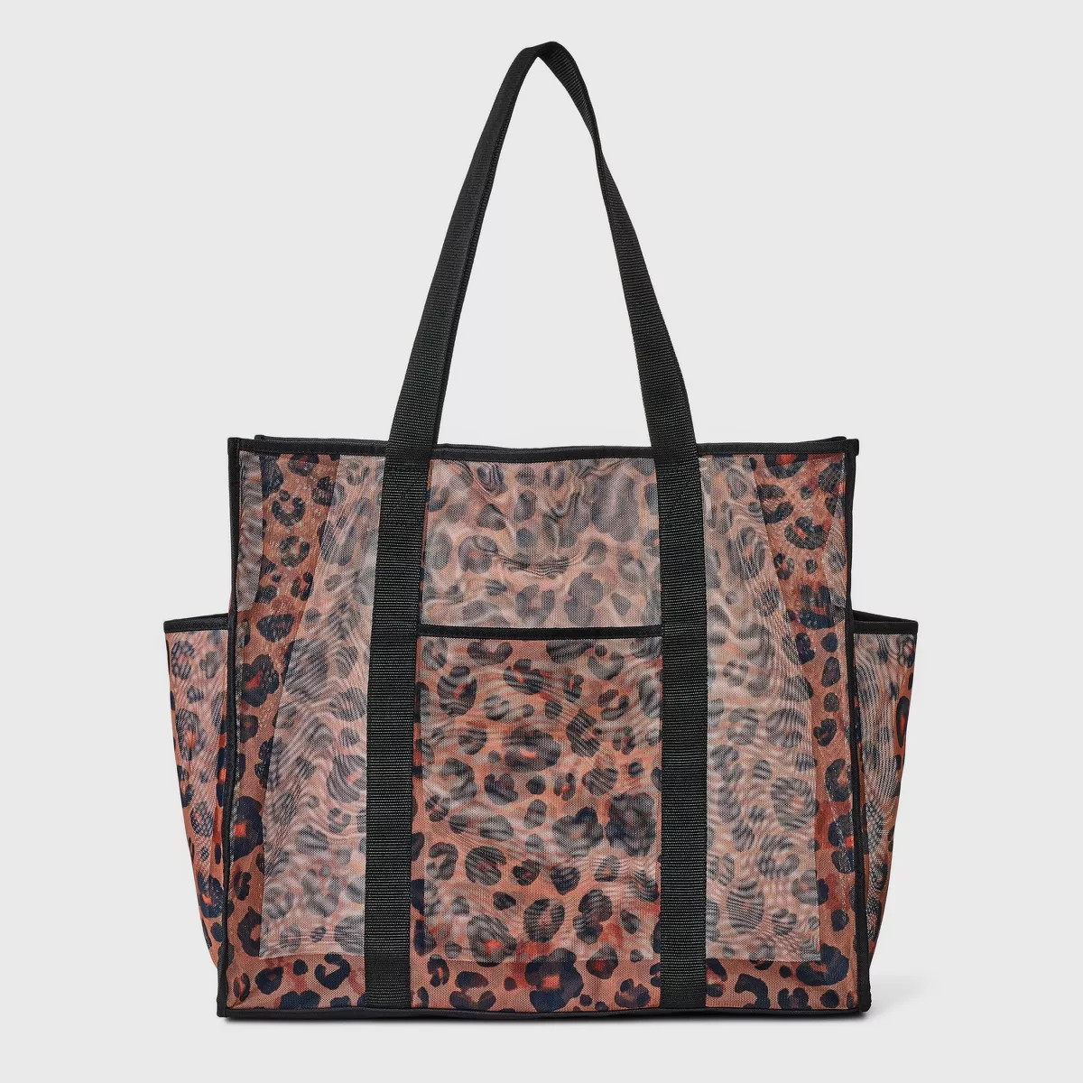 Mesh Packable Tote Handbag - Shade & Shore™ Leopard Print | Target