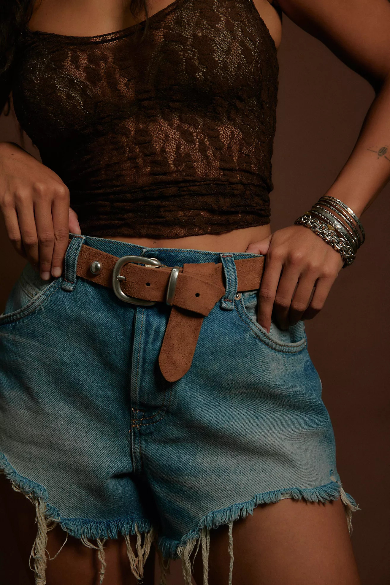 Rhodes Suede Belt | Free People (Global - UK&FR Excluded)