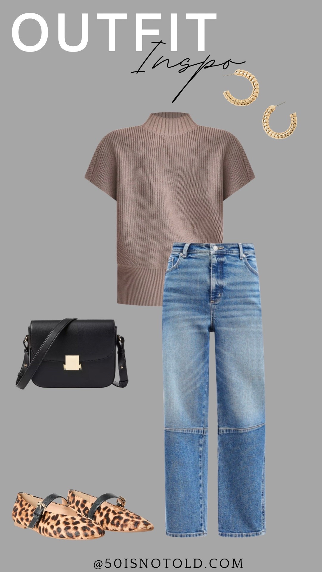 Fall outfit inspo | weekend casual | leopard flats | black crossbody handbag 

#LTKStyleTip #LTKOver40 #LTKWorkwear