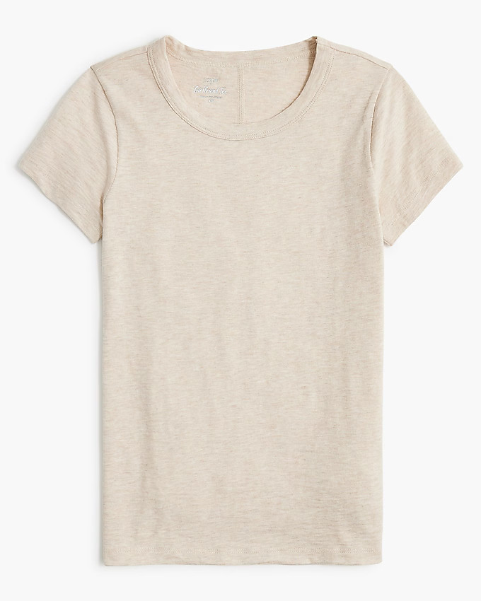 Short-sleeve girlfriend crewneck tee | J.Crew Factory