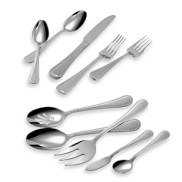 Michael Lloyd Pearl 45-Piece Flatware Set | Bed Bath & Beyond