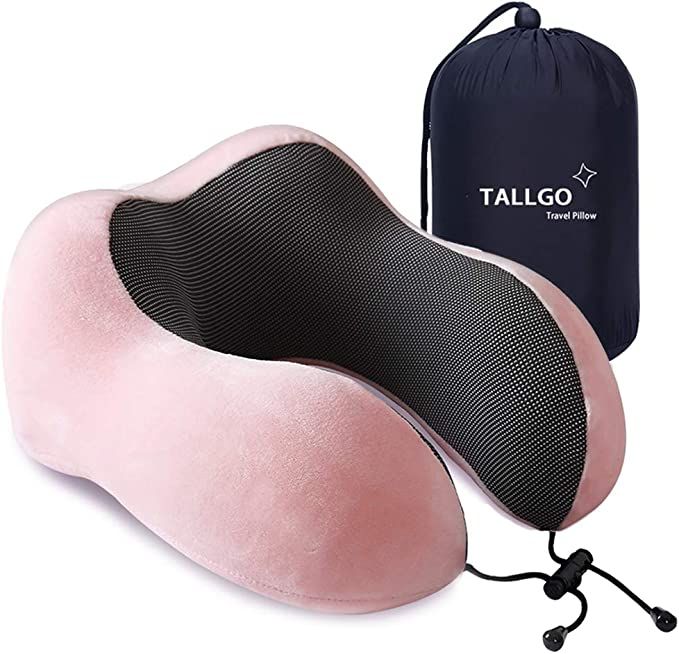 Travel Pillow, Best Memory Foam Neck Pillow Head Support Soft Pillow for Sleeping Rest, Airplane ... | Amazon (US)