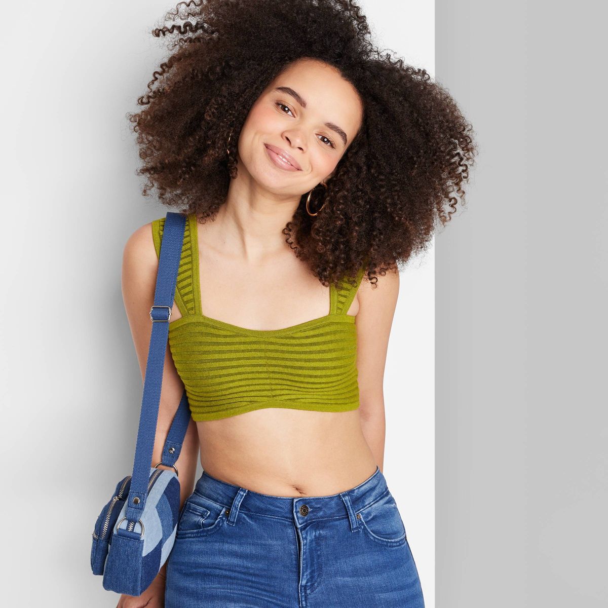 Women's Sweater Tiny Bra Top - Wild Fable™ | Target