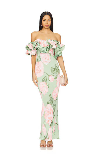 L'IDEE Premiere Gown in Green. - size 12/L | Revolve Clothing (Global)