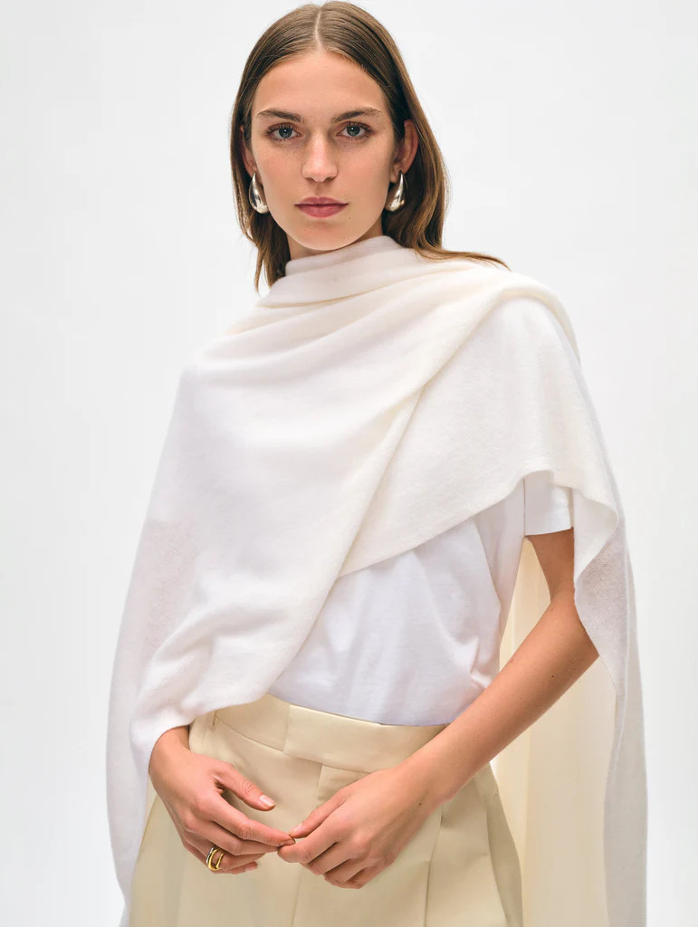 Cashmere Travel Wrap | White and Warren