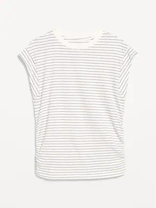 Cap-Sleeve Side-Cinch Top | Old Navy (CA)