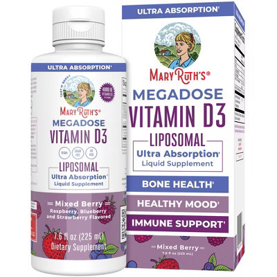 MaryRuth's Vitamin D3 Liposomal, Mixed Berry, 7.6 oz | Target