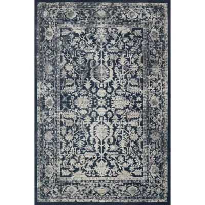 Magnolia Home by Joanna Gaines Everly 9-Foot 6-Inch x 13-Foot Area Rug in Indigo | Bed Bath & Beyond