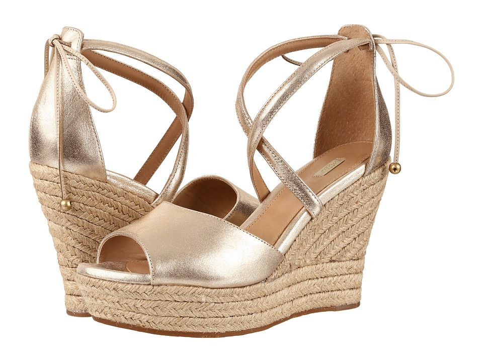 UGG - Reagan Metallic (Gold) Women's Wedge Shoes | 6pm