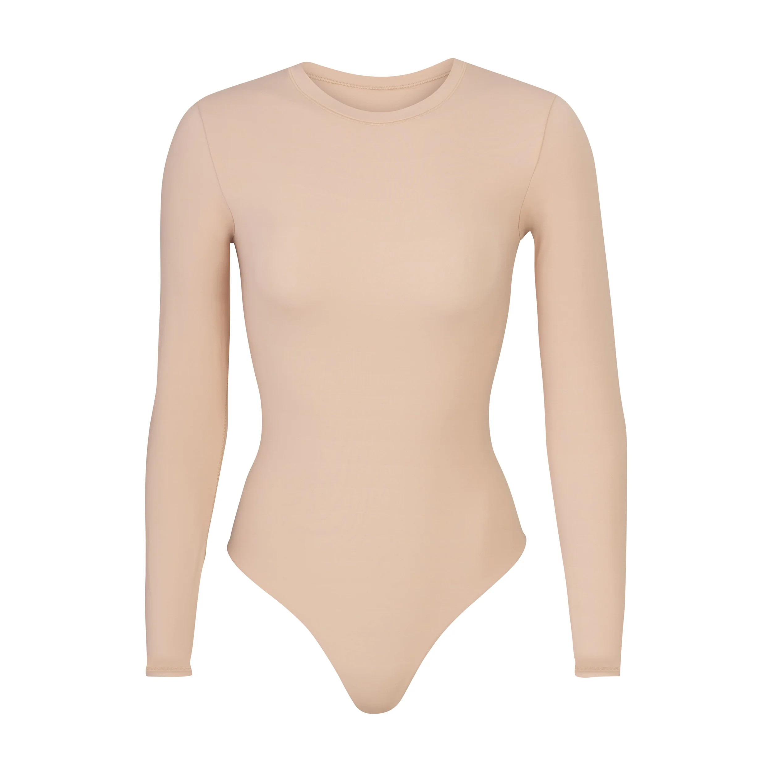 FITS EVERYBODY LONG SLEEVE CREW NECK BODYSUIT | MICA | SKIMS (US)