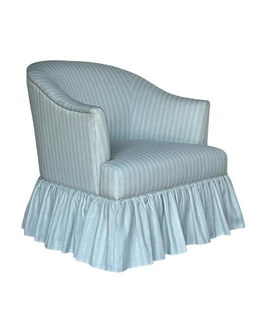 32x32 Mabel Swivel Chair With Gathered Skirt | Home | TJ Maxx | TJ Maxx