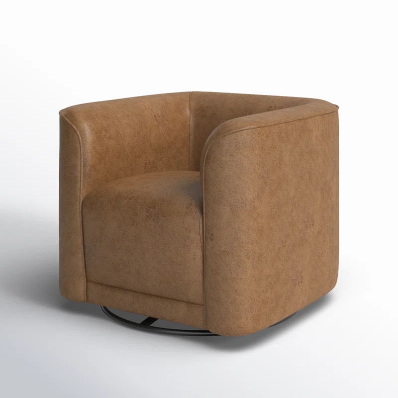 Cordoba Upholstered Swivel Barrel Chair | Wayfair North America