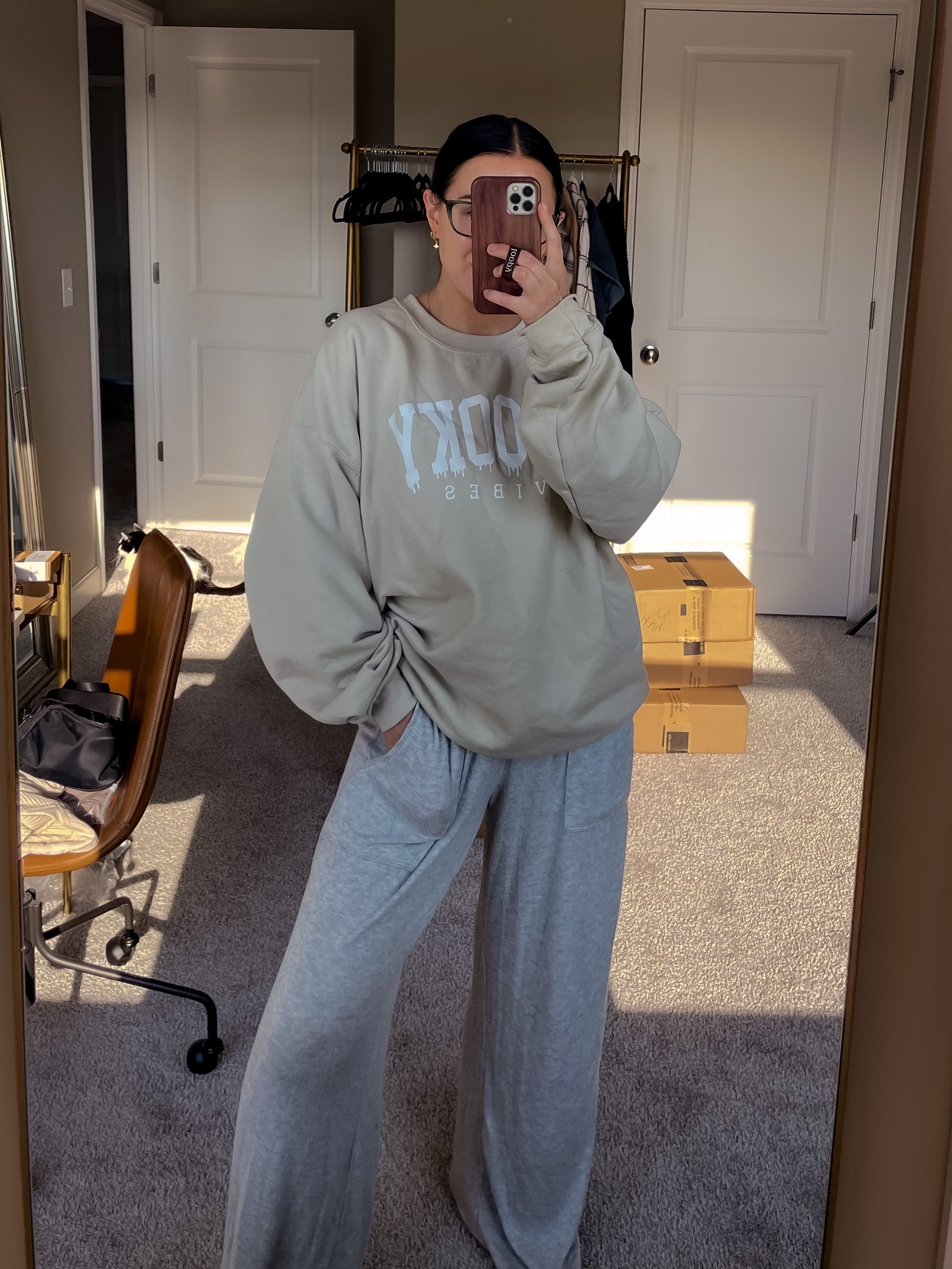 Xl in sweatshirt, m in pants. 

Halloween Sweatshirt, Halloween clothing 

#LTKunder50 #LTKSeasonal