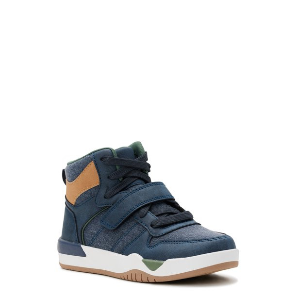 Wonder Nation Boys Fashion High Top Sneakers, Sizes 13-6 | Walmart (US)