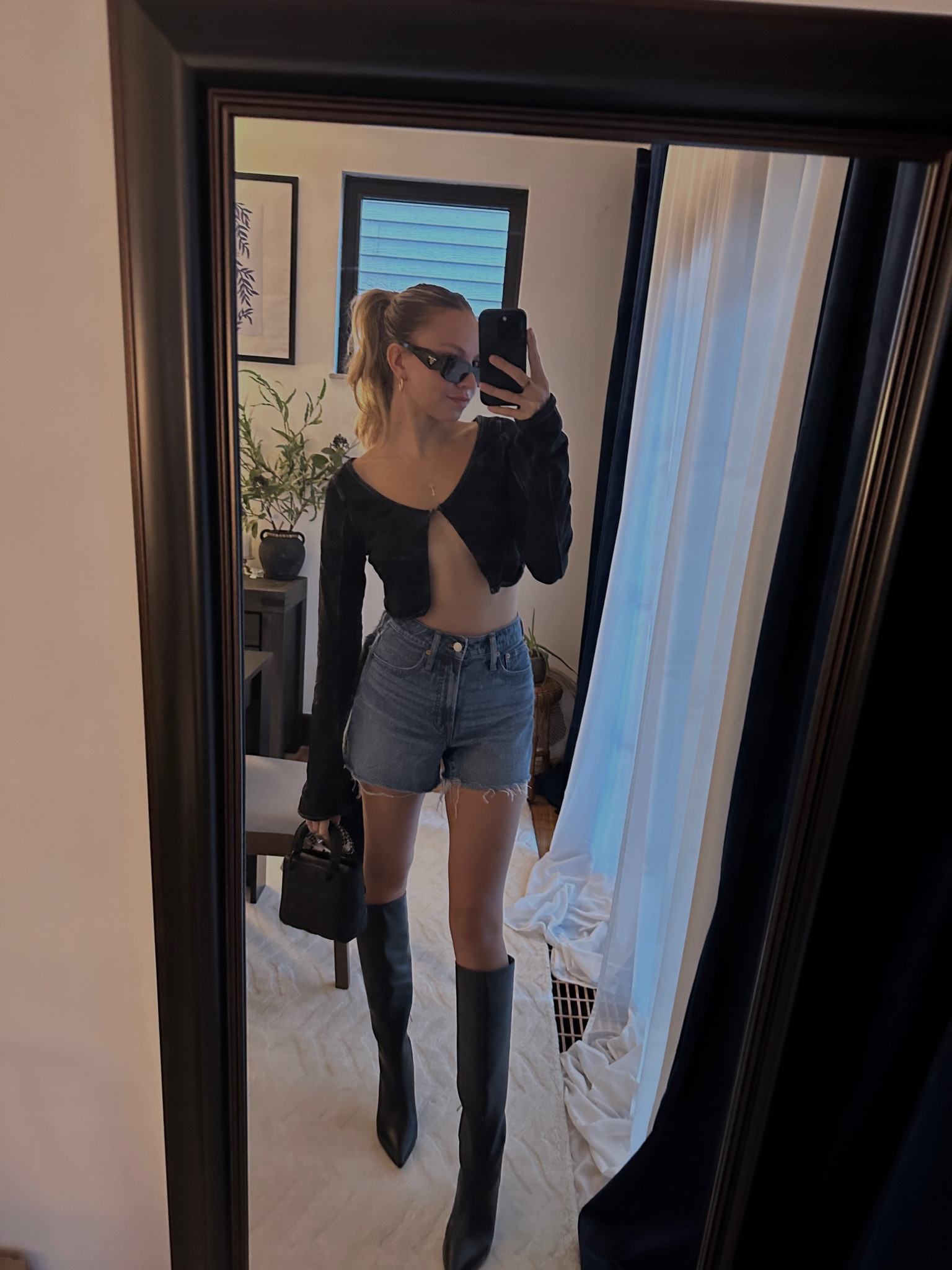 casual night out, black outfit uniform, girls night out, summer to fall outfit, high knee black boot, fall boot

#LTKsalealert #LTKstyletip #LTKunder50