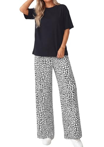 PRETTYGARDEN 2 Piece Sets for Women Summer Spring Outfits 2026 Lounge Set Beach Vacation Airport ... | Amazon (US)