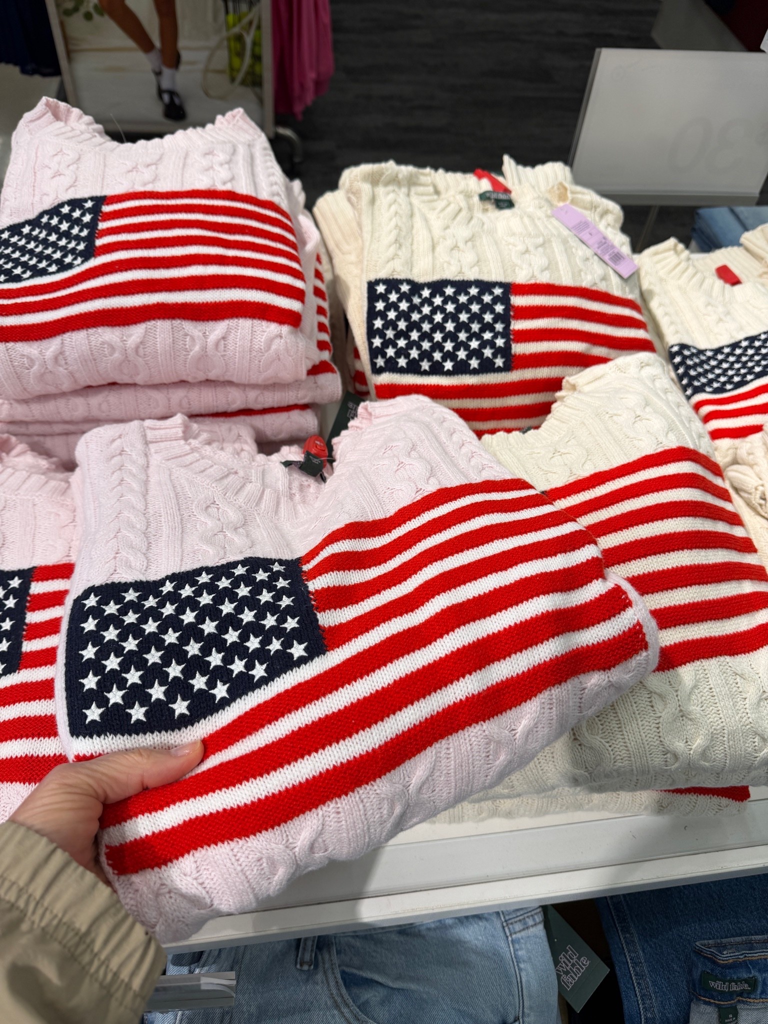 Cute flag sweaters