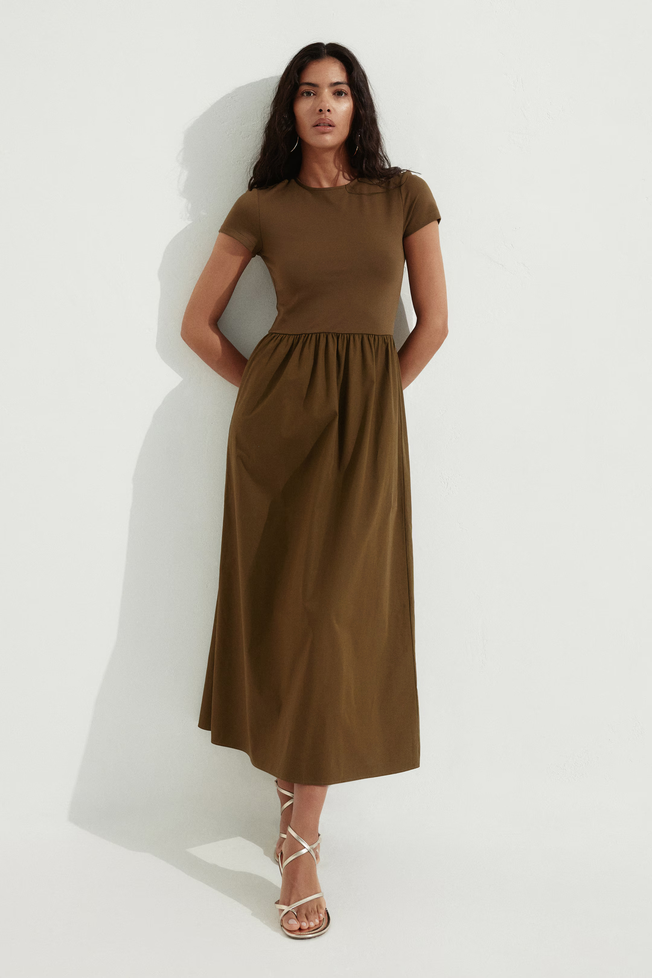 Short-Sleeved Maxi Dress | H&M (US + CA)