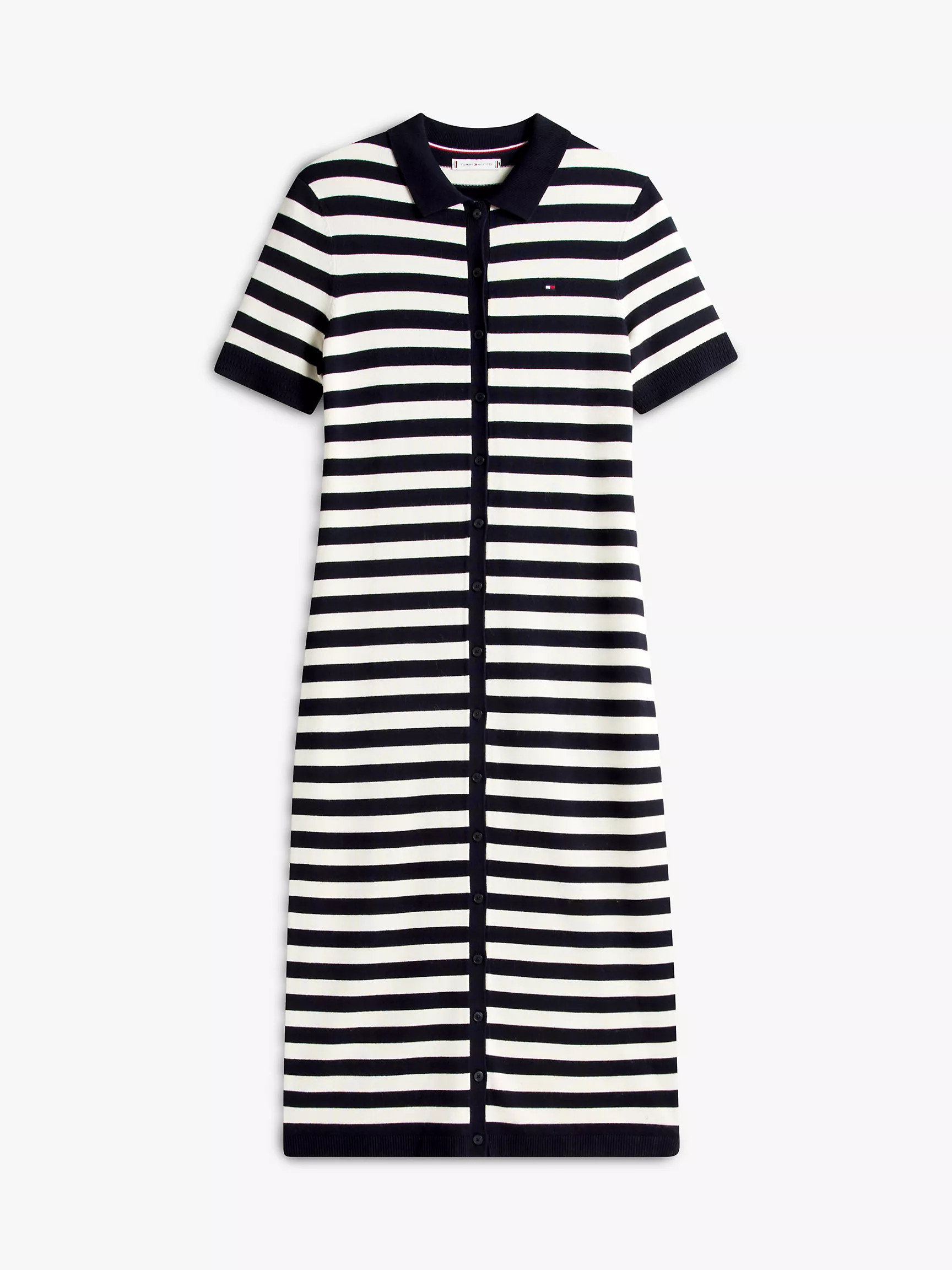 Stripe Lightweight Polo Sweater Dress | Tommy Hilfiger | Tommy Hilfiger (US)