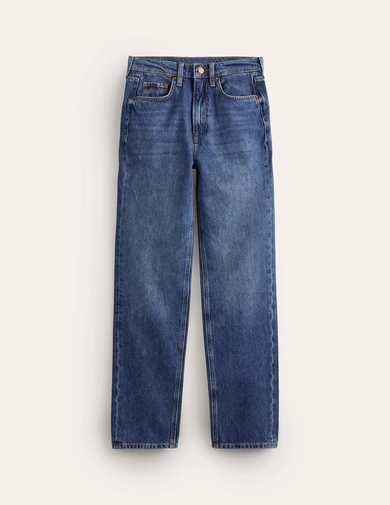 High Rise Straight Leg Jeans | Boden (US)