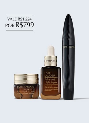 Kit de Natal para Olhos: Sérum Anti Idade + Creme em Gel para olhos + Máscara de Cílios Turbo ... | Estee Lauder (BR)