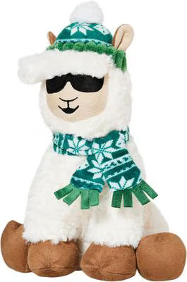 Frisco Holiday Fa La La Llama Plush Squeaky Dog Toy, Medium | Chewy