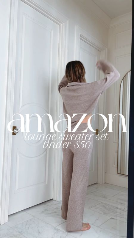 My current favorite Amazon matching sweater set. I’m lounging in a size small! #cellajaneblog #amazonfinds

#LTKSeasonal #LTKstyletip