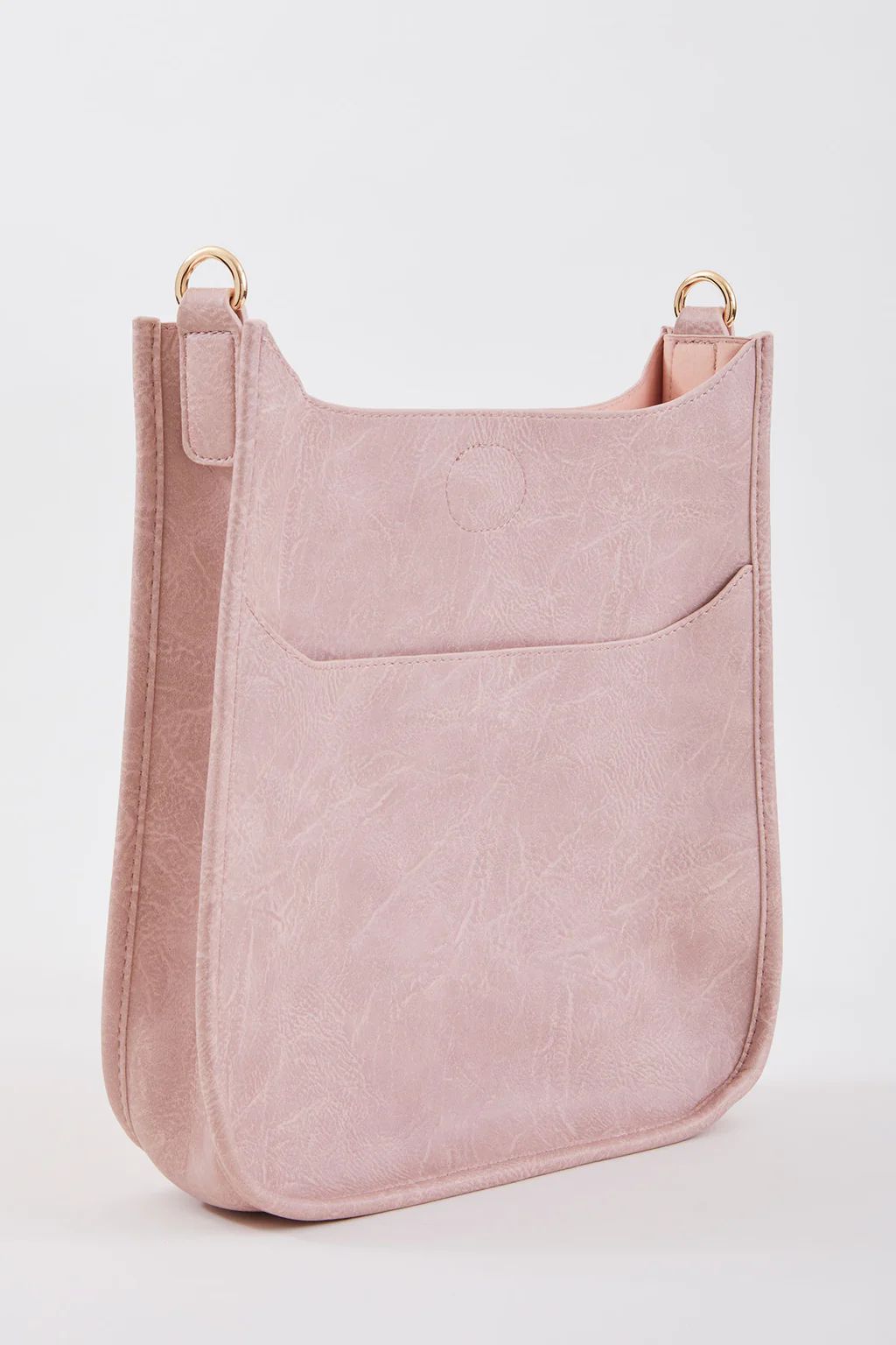 Vegan Messenger Bag (available in Blush, Stone &amp; Mustard)- STRAP NOT INCLUDED | Social Threads